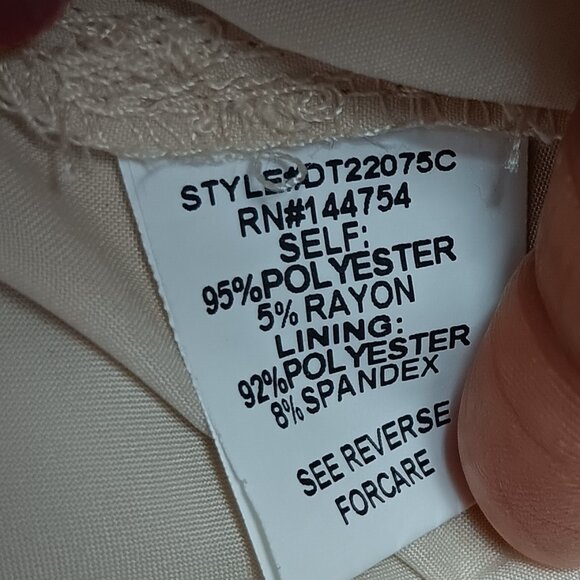 DAVI & DANI Women's Shacket Cream Tweed Buttoned Plaid Jacket Size L Oversized - Picture 8 of 8